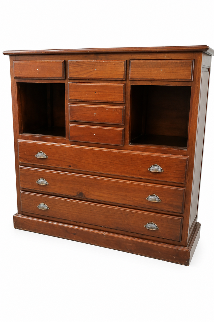 CÓMODA DE MADERA RÚSTICA