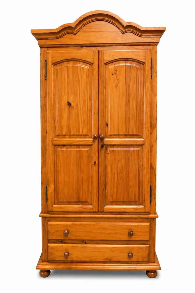 ARMARIO DE DOS PUERTAS DE PINO